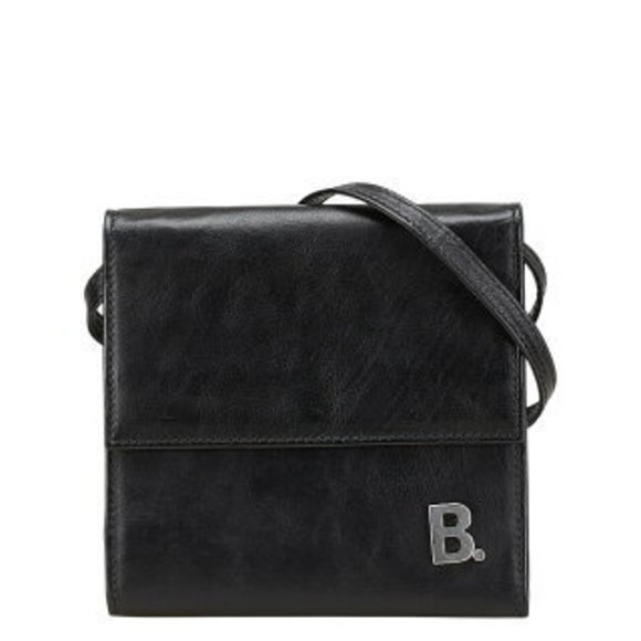 BALENCIAGA Tri Wallet Black Leather - Picture 1 of 8